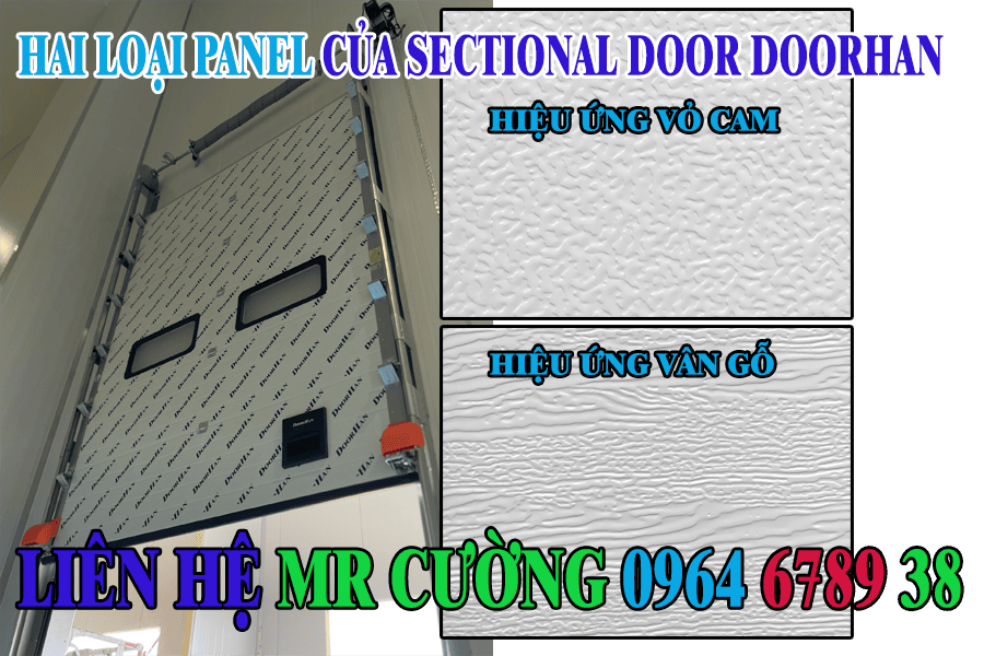 Hai loại Panel của Sectional Door DoorHan
